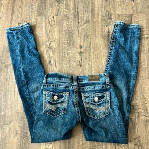 Womens BKE jeans, size 24, 32 inseam, straight leg.